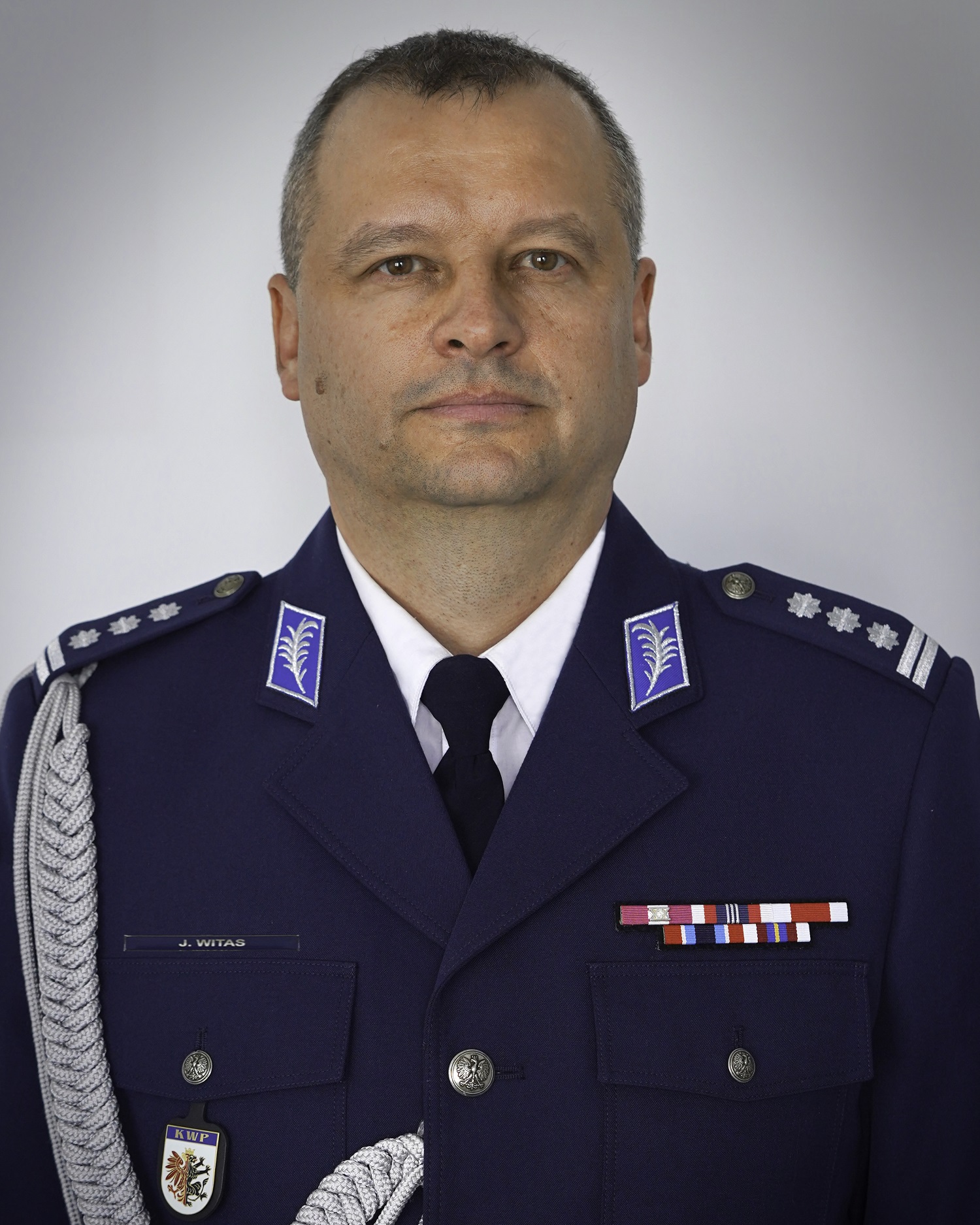 insp. Jacek Witas - portret w mundurze